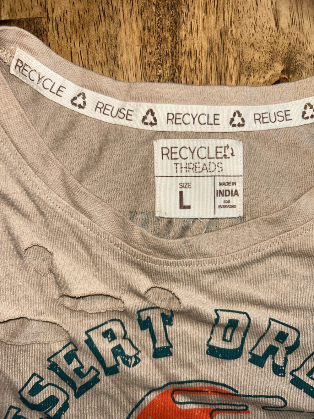 Distressed Crop Tank Top - Picture 3 of 5